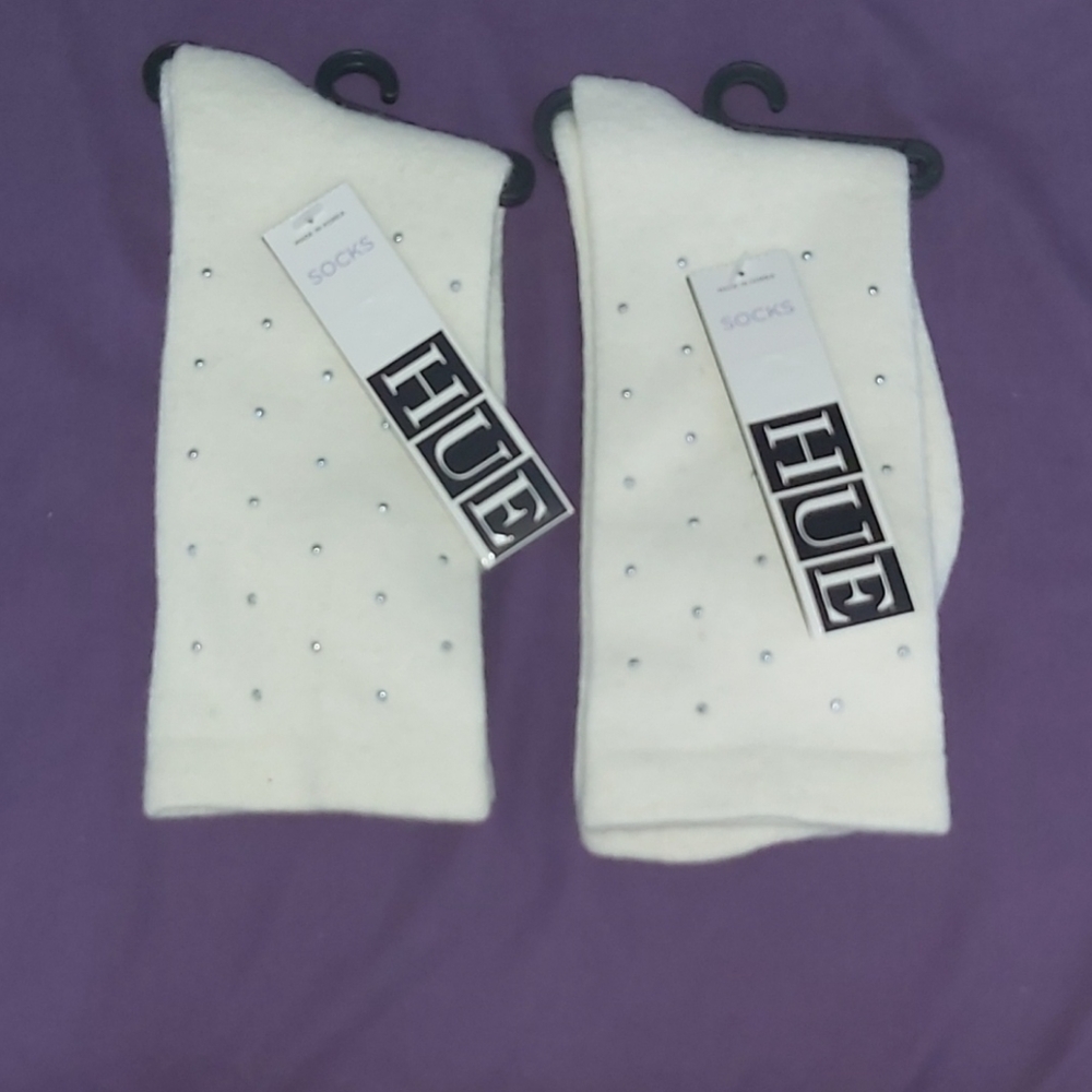 HUE socks with stud detailing (bundle of 2)